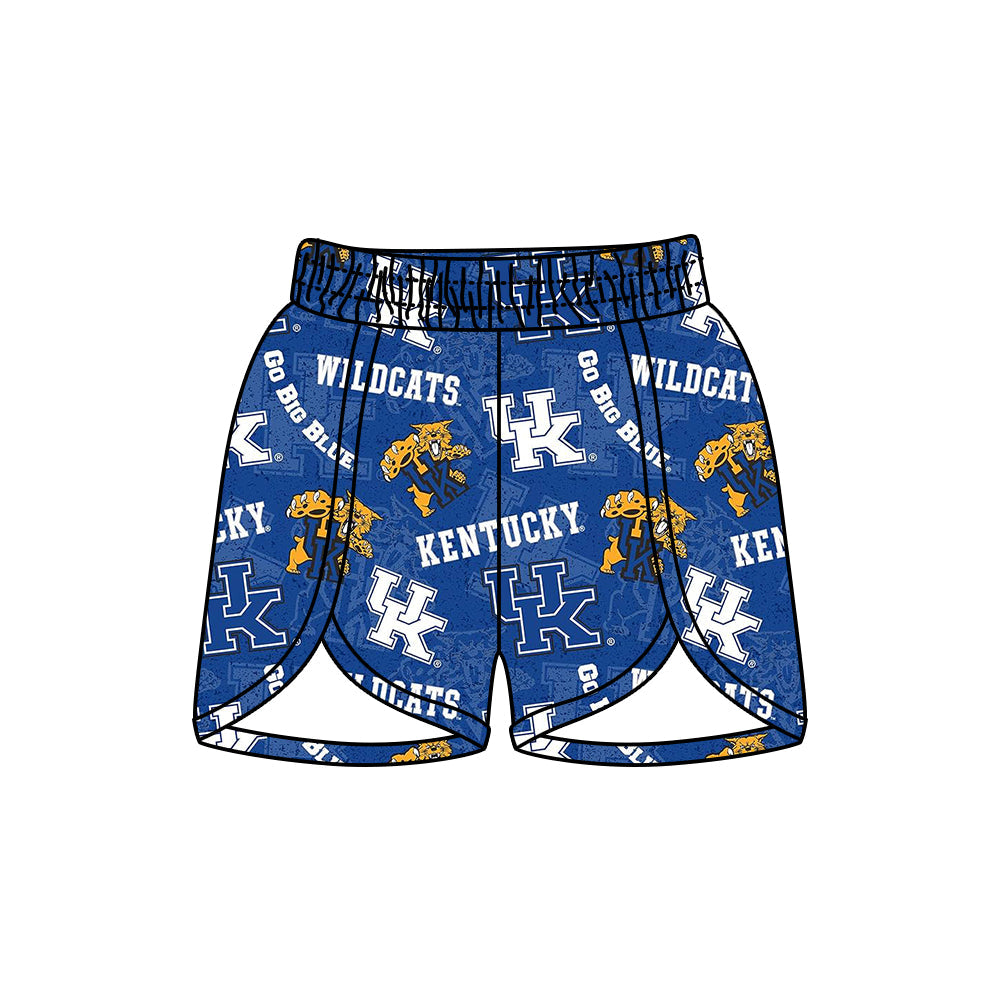 Adult Women Tiger Blue Waist Team Shorts ( Moq 5 )