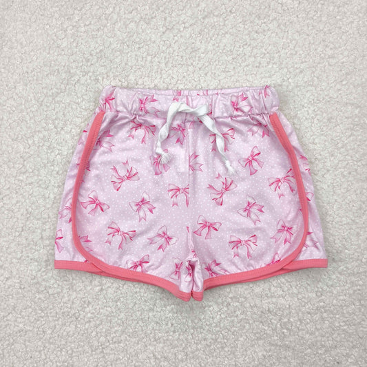 Baby Girl Dots Bows Pink Sports Bottoms Shorts RTS
