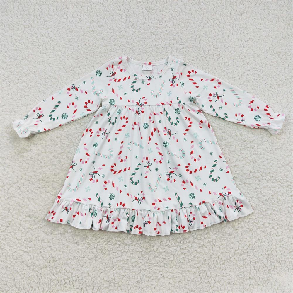 Baby Boy Girl Adult Women Christmas Candy Cane Sibling Family Romper Pajamas Clothes Set RTS