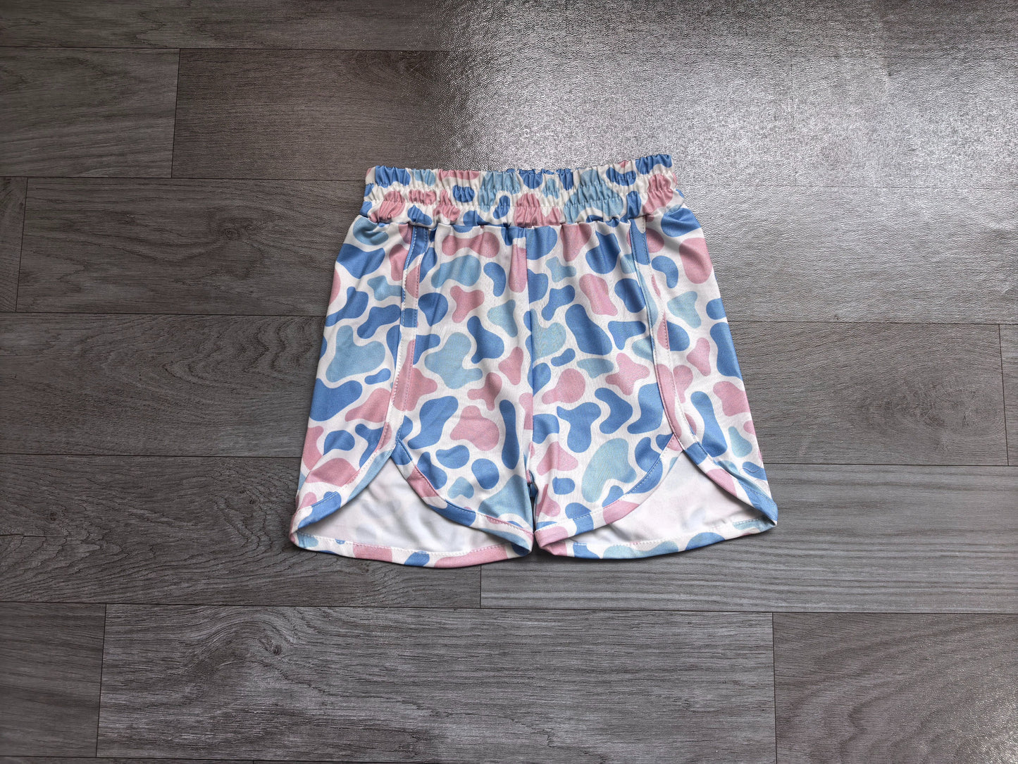 ( No moq ) Preorder Baby Girls Kids Camo Print Shorts Summer Bottom