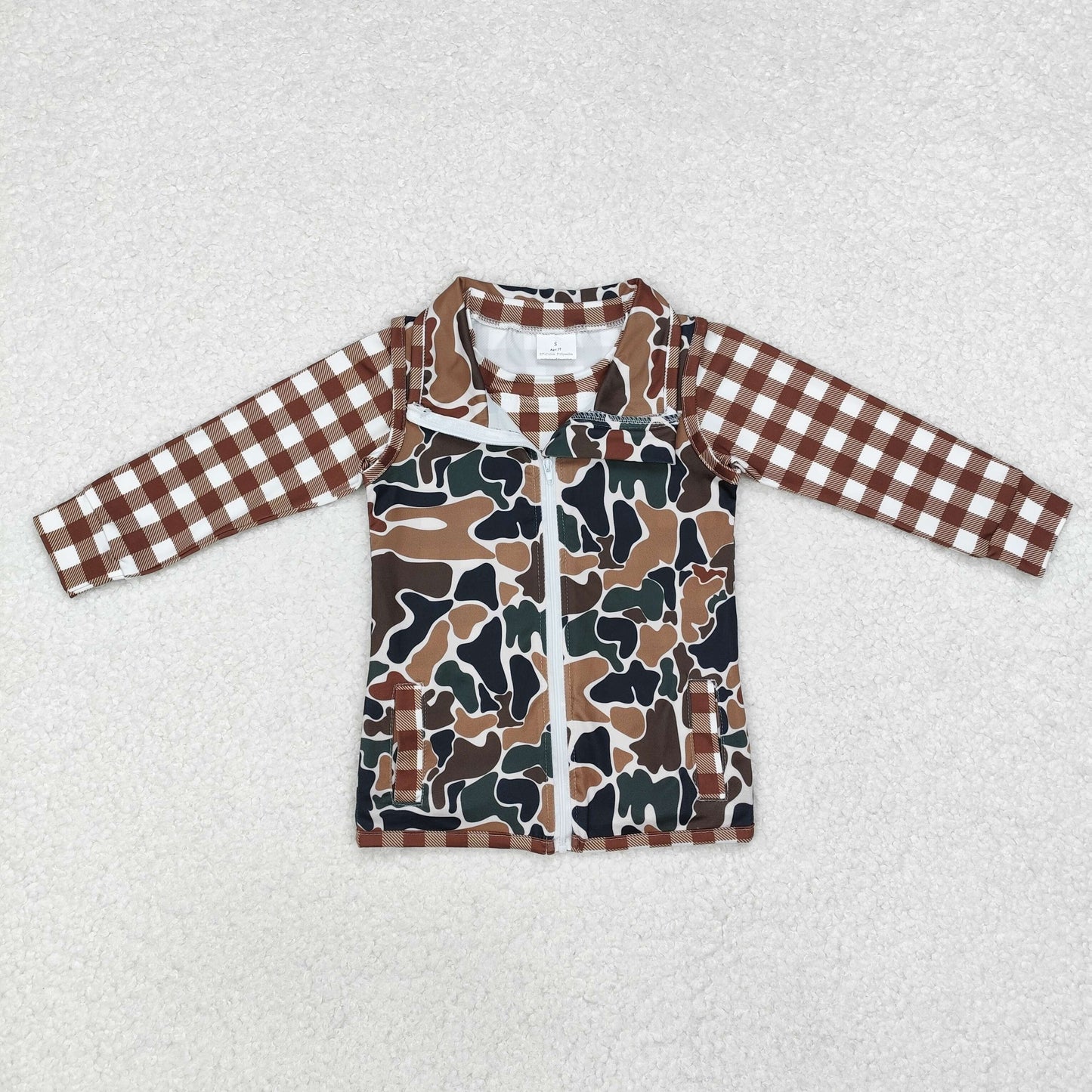 Baby Boy Camo Hunting Tops Vest 2pcs Set