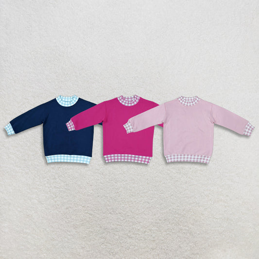 Sibling Baby Boys Girls Kids Long Sleeves Pullovers Shirts Sweatshirts Cotton Clothes RTS