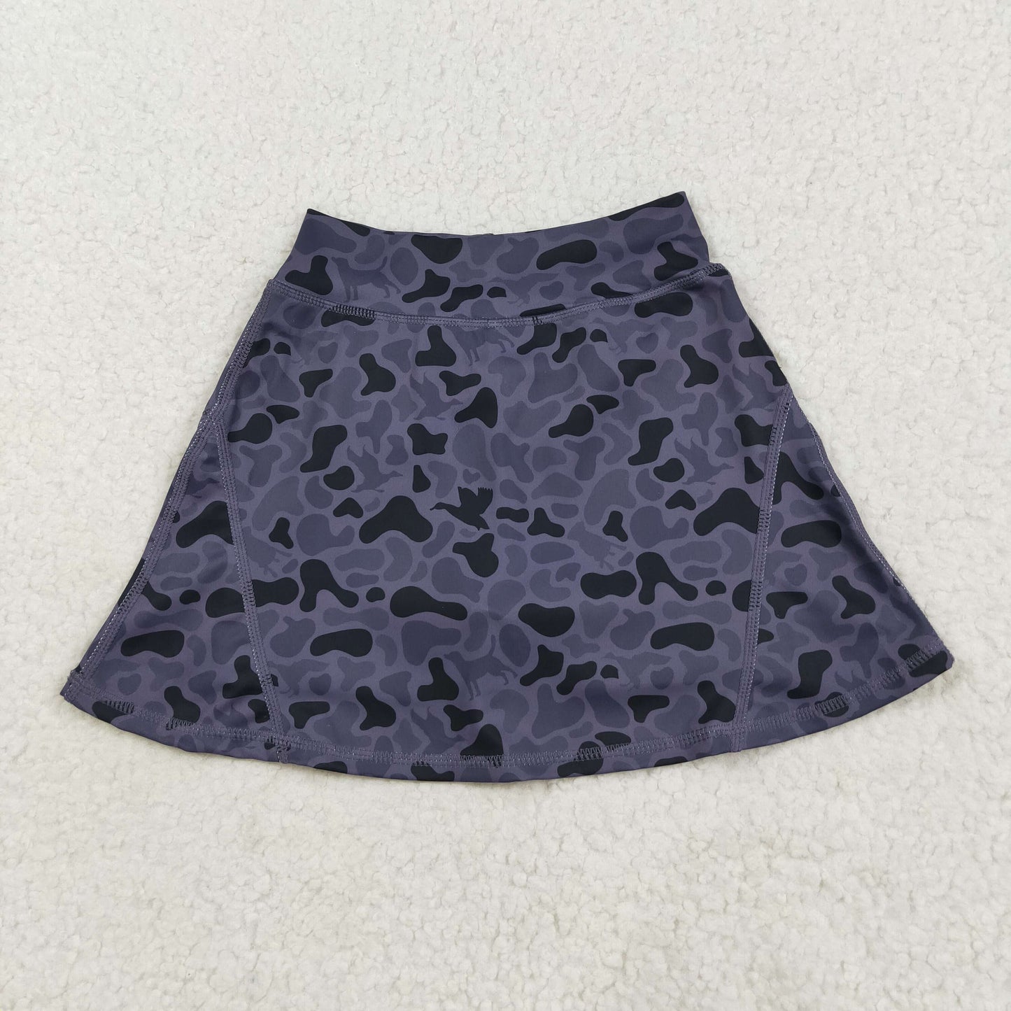 Baby Girl Dark Grey Camo Skorts Summer Yoga Acitve Bottom RTS