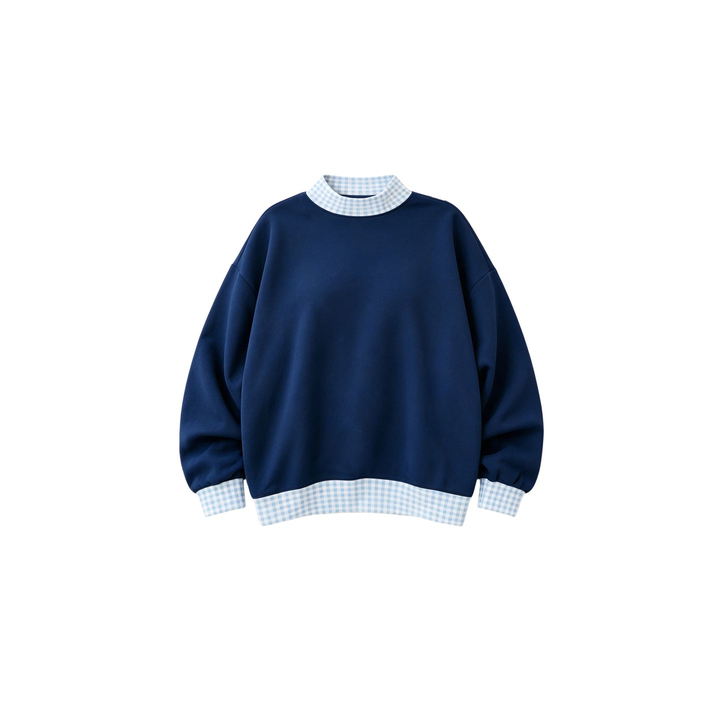( Moq 5 ) Preorder Baby Girls Kids Long Sleeves Navy Pullover Shirt Tops Clothes