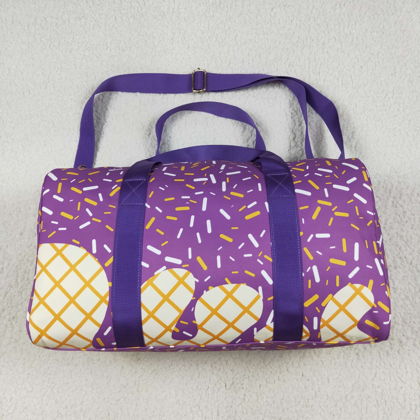 Baby Toddler Kids Adult Plaid Travel Package Purple Gym Bags RTS