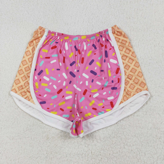 Adult Women Pink Yoga Shorts Bottoms RTS