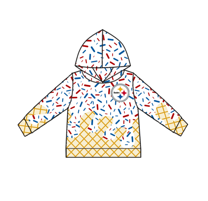 Baby Kids Toddler Kids Toddler Team Hoodie Pullover Shirt ( Moq 5 )