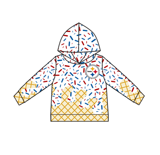 Baby Kids Toddler Kids Toddler Team Hoodie Pullover Shirt ( Moq 5 )