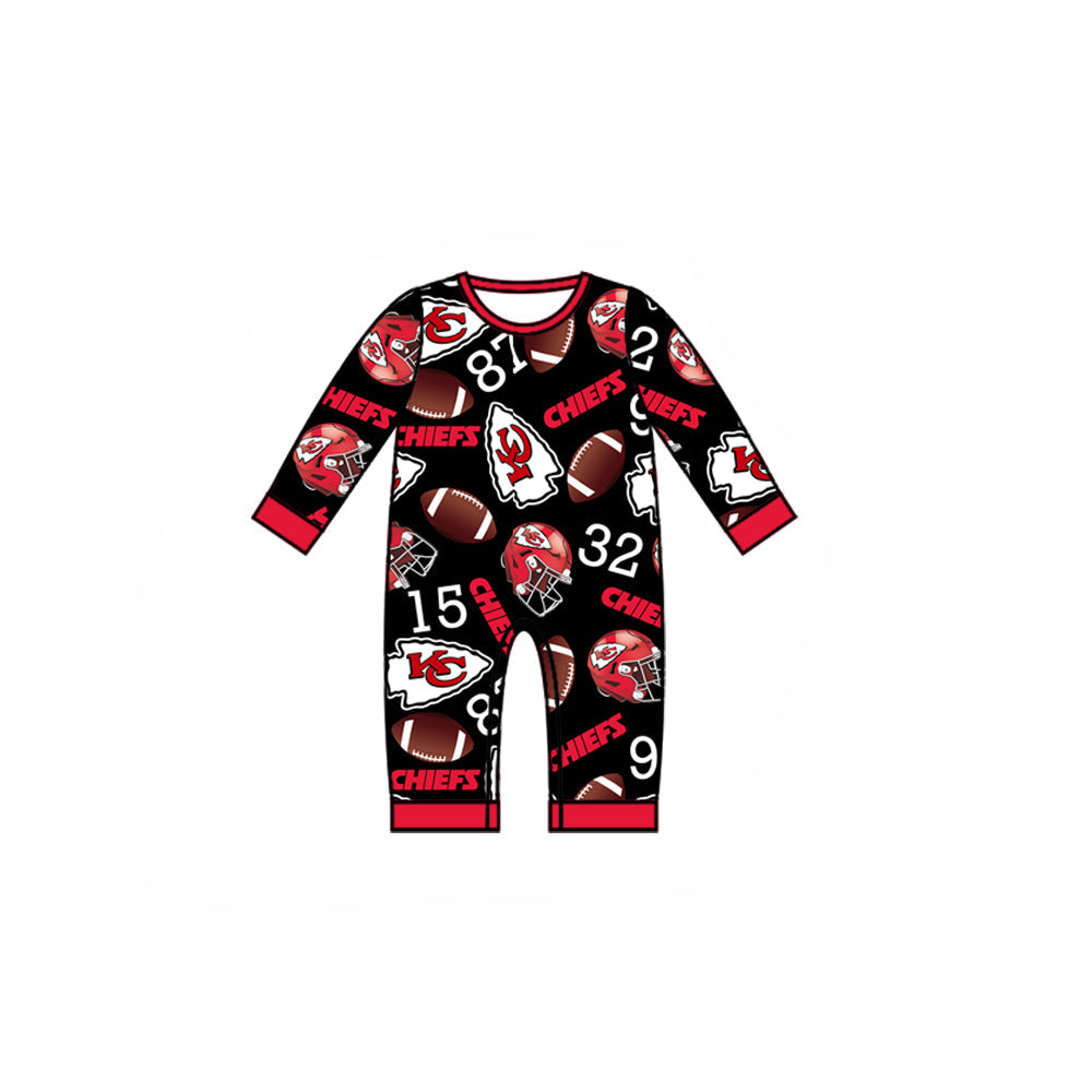 Baby Kids Toddler Team KC Long Sleeves Romper