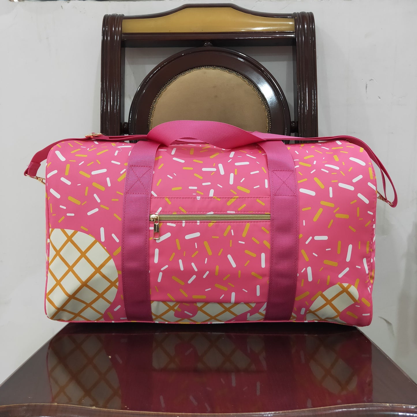 Kids Toddler Adult Pink Teams Duffle Gym Backpack Lunch Bag Sibling Bags
