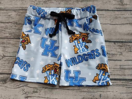 ( Moq 5 ) Baby Boy Summer UK Team Blue Shorts Bottoms