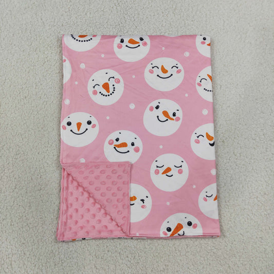 Baby Girls Kids Christmas Pink Blanket RTS