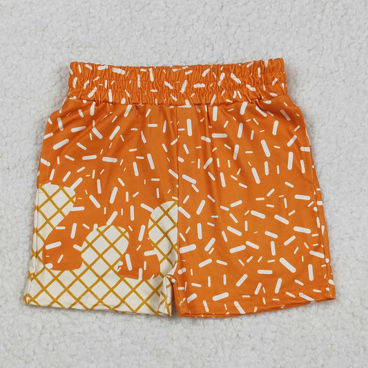 Baby Boy Girl Drips Team Orange Pockets Shorts Bottom RTS