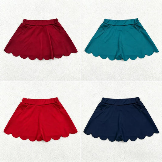 Sibling Baby Girls Kids Pockets Skirts Shorts Bottoms Yoga Active Skorts Clothes RTS