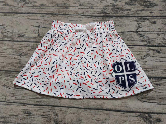 Baby Girl Team Summer Skort Shorts Bottoms ( Moq 5 )