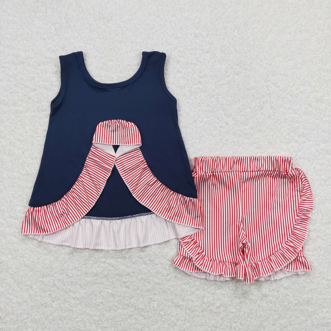 Baby Boy Girl Embroidery Baseball Tops Shorts Sibling Outfit Clothes Set RTS