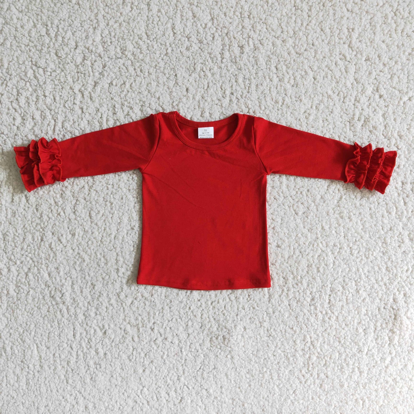 Sibling Girls Long Sleeves Cotton Tee Shirt Kids Tops RTS