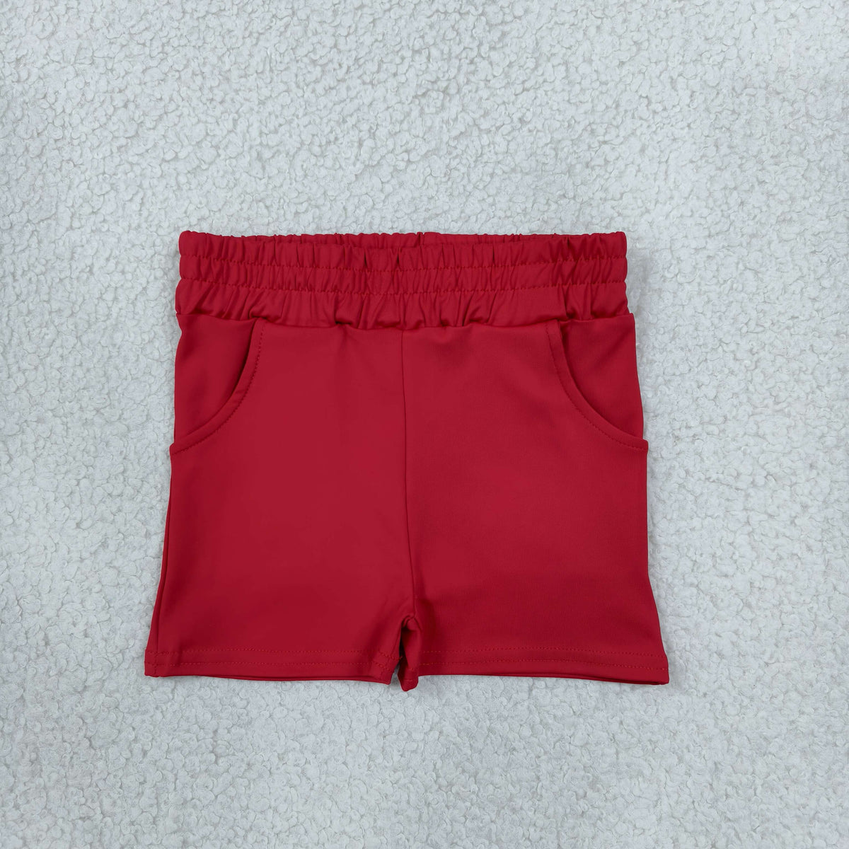 Baby Girls Kids Pockets Shorts Bottoms Yoga Active Red Clothes RTS