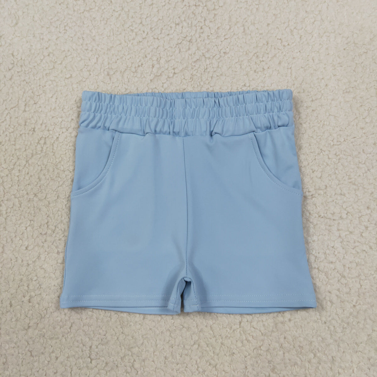 Baby Girls Kids Pockets Shorts Bottoms Yoga Active Blue Clothes RTS