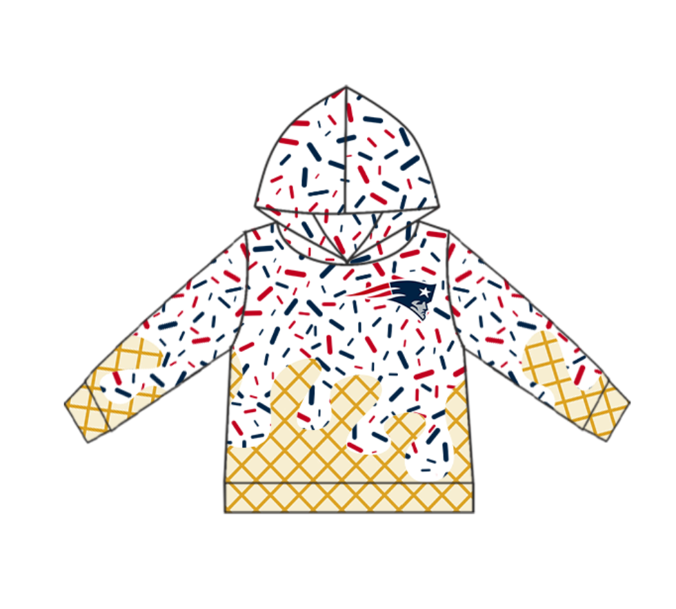 Baby Kids Toddler Kids Toddler Team Hoodie Pullover Shirt ( Moq 5 )