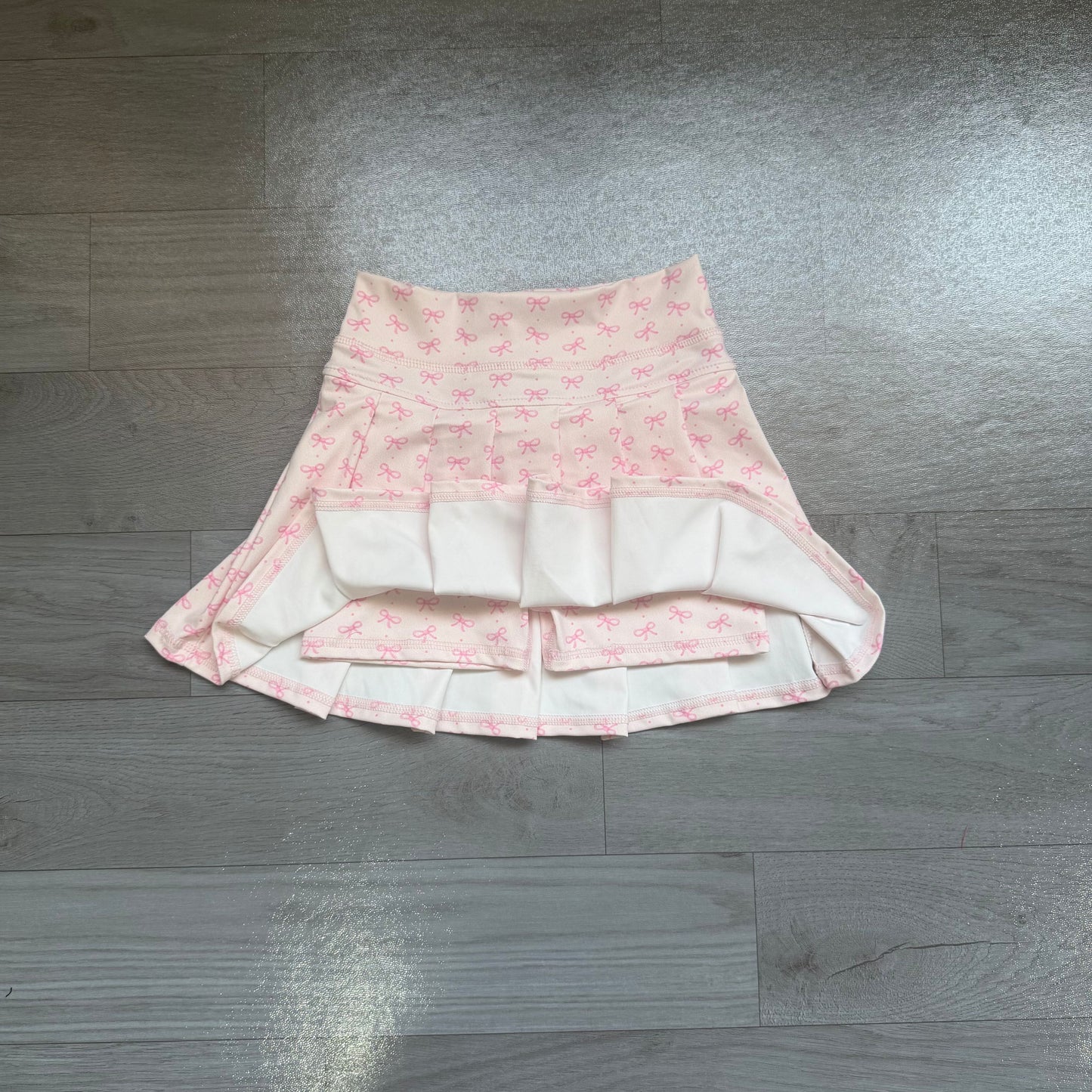 ( No moq ) Preorder Baby Girls Kids Pink Bows Skirt Shorts Bottoms Yoga Active Clothes