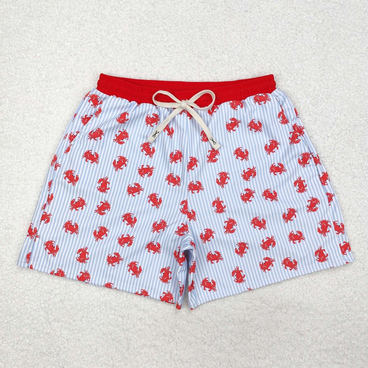 Adult Men Crab Summer Swim Trunks Shorts
