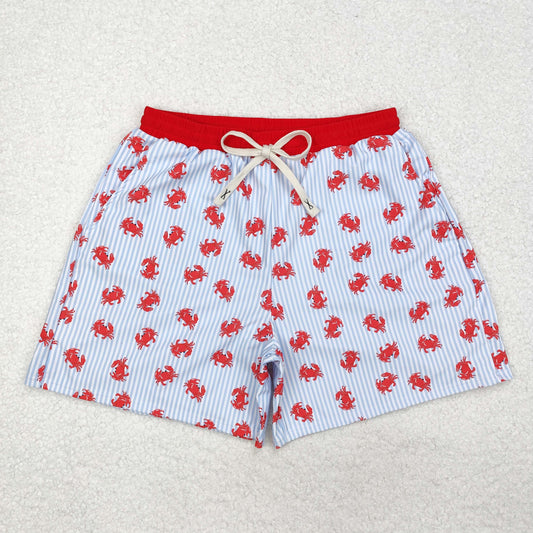 Adult Men Crab Summer Swim Trunks Shorts