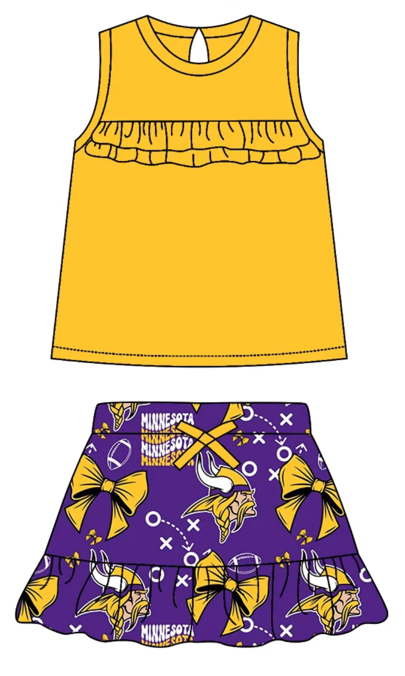 Baby Girl Sleeveless Bows Sibling Team Dress Set ( Moq 5 Each Style ) 2.19