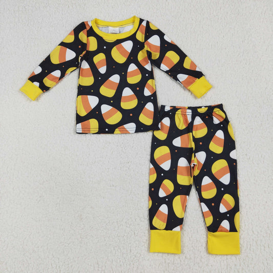 Baby kids Toddler Long Sleeves Candy Shirt Pants Pajamas Halloween Set RTS