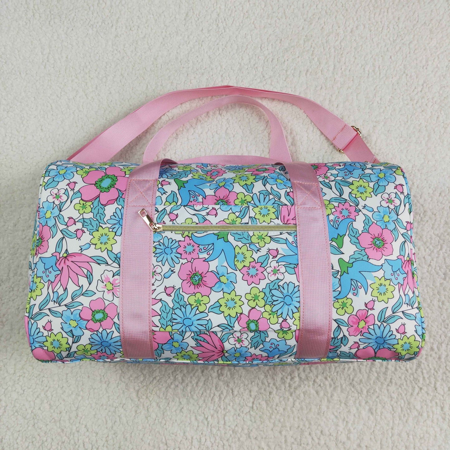 Baby Girl Kids Adult Flower Travel Package Pink Ruffle Gym Bags RTS