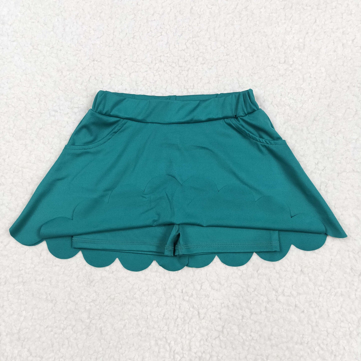 Baby Girl Dark Green Yoga Active Skorts Bottoms  RTS