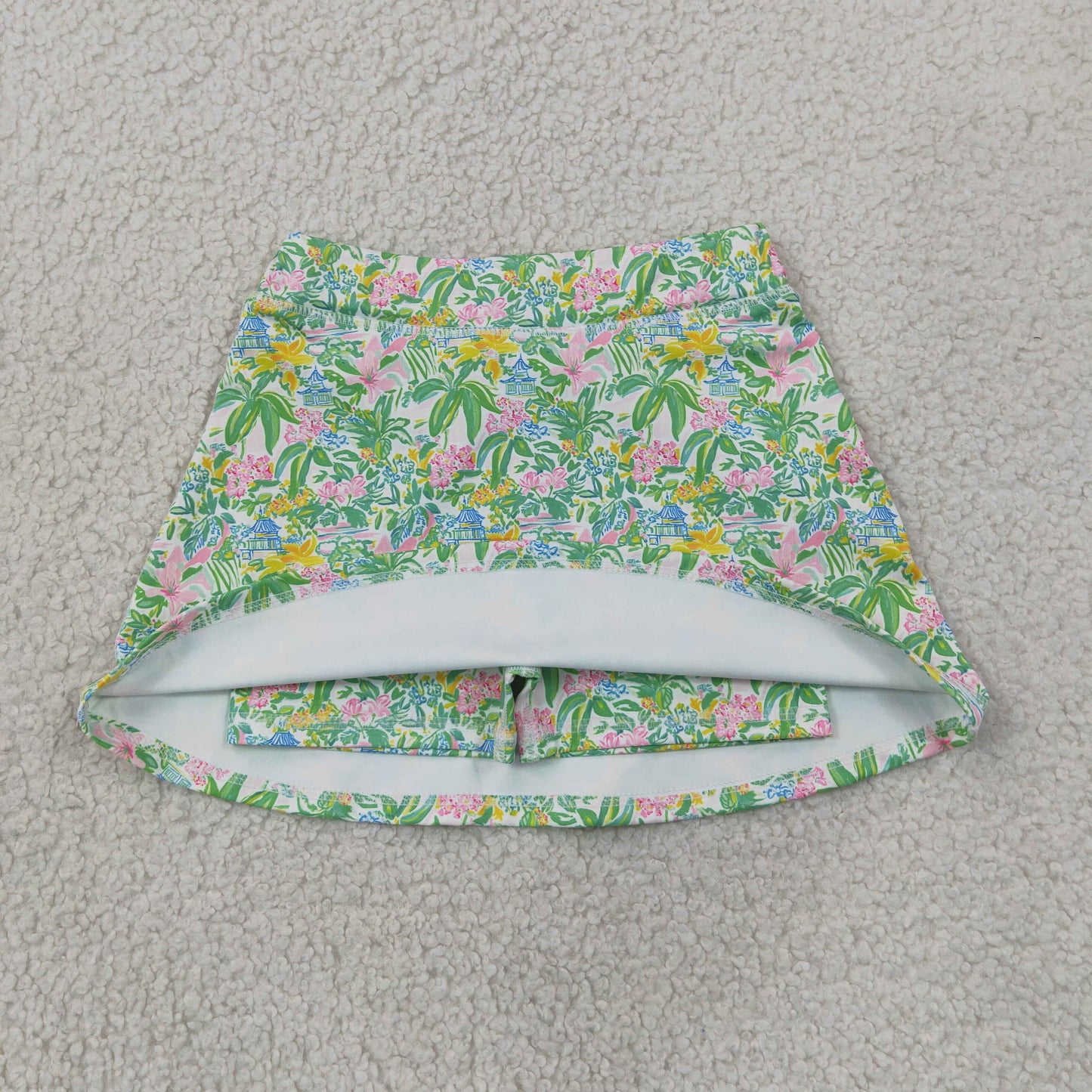 Baby Girls Kids Flower Skirt Shorts Bottoms Yoga Active Clothes RTS