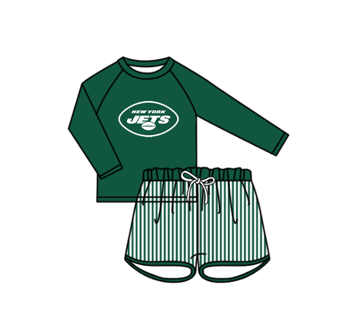 ( Moq 5 Each Style ) Baby Boys Girls Kids Team Sibling Jumpsuits Sets Swimsuits Green Clothes