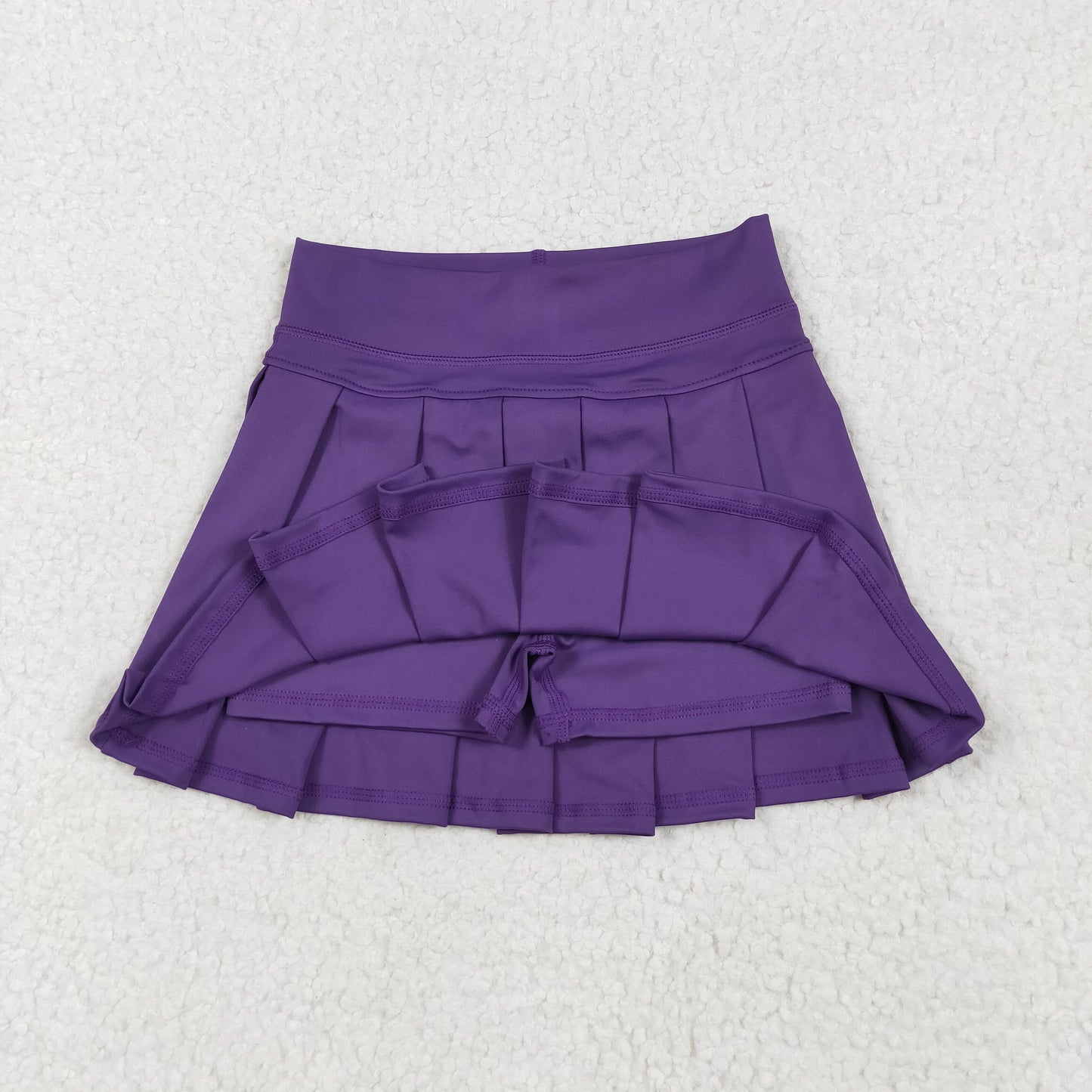 Baby Girl Toddler Yoga Active Shorts Skirt Skorts Purple Bottoms RTS