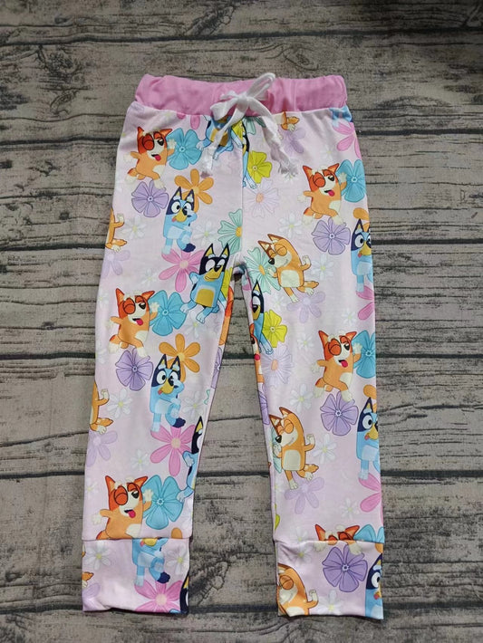 Baby Girl Kids Flower Dogs Pants ( Moq 5 )