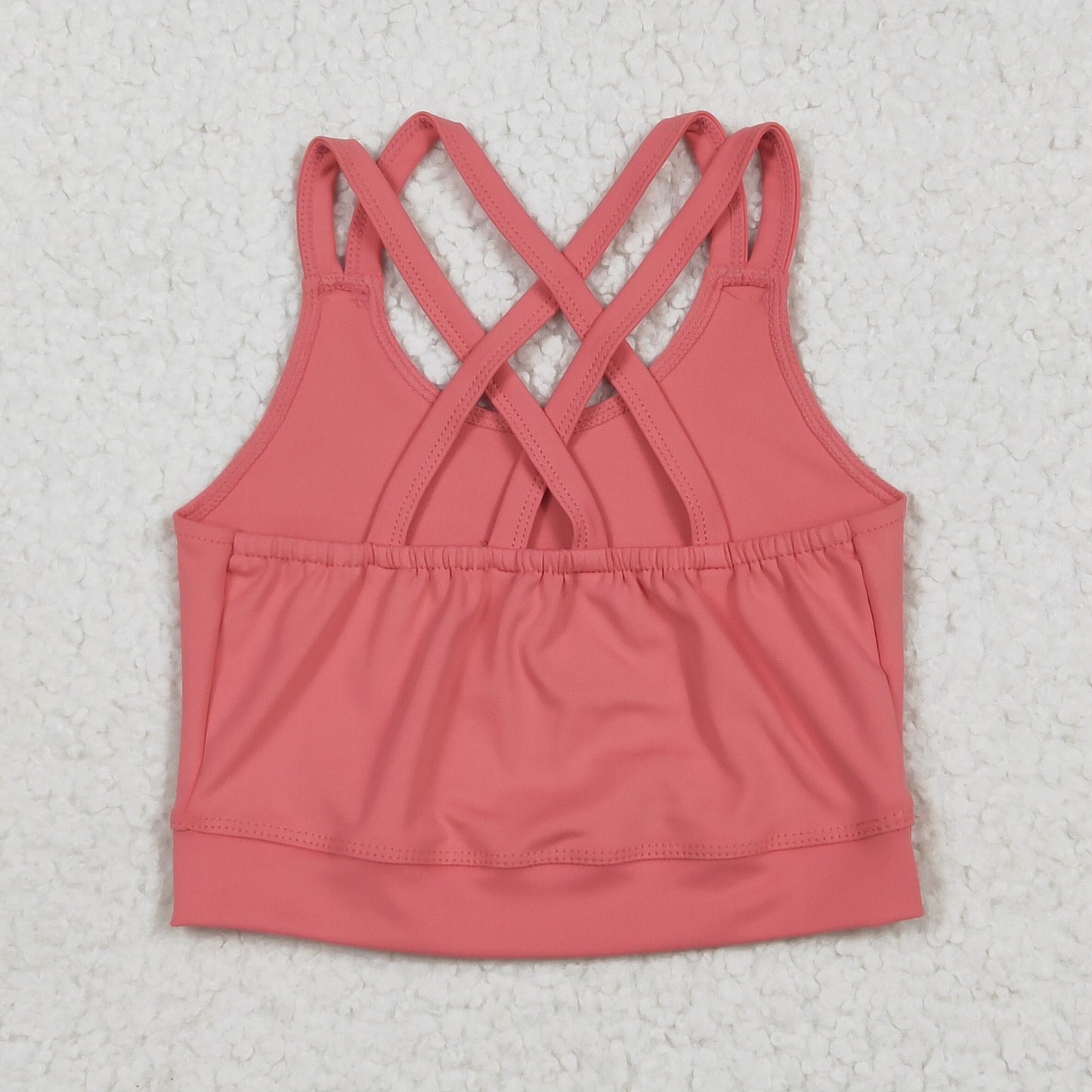 Baby Girl Sleeveless Yoga Active Wear Sports Vest Summer Tops RTS