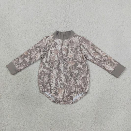 Baby Kids Infant Camo Long Sleeves Bubble Romper Yoga Active Clothes RTS