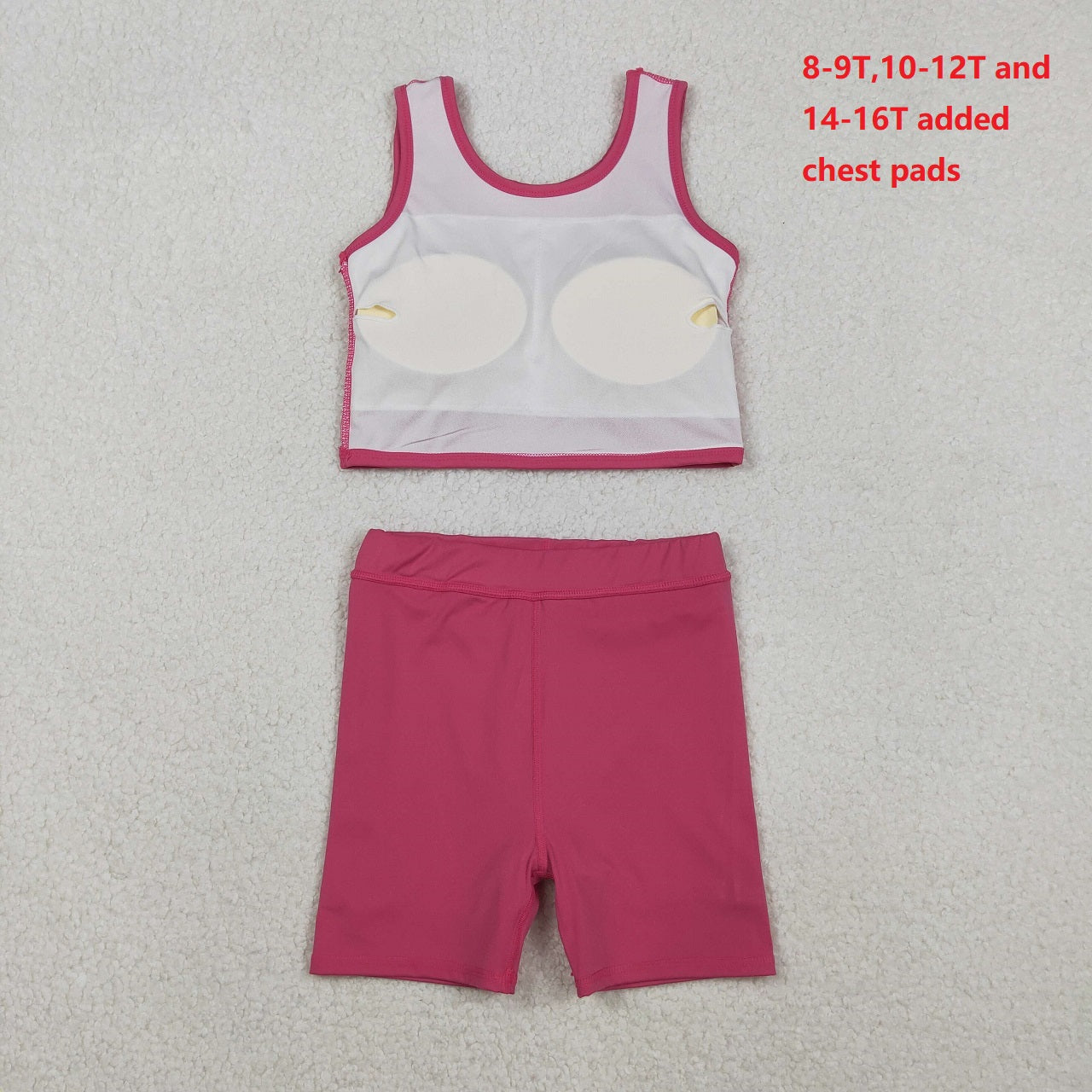 Baby Girl Sleeveless Watermelon Red Vest Tops Shorts Skirt Skort Yoga Active Set RTS