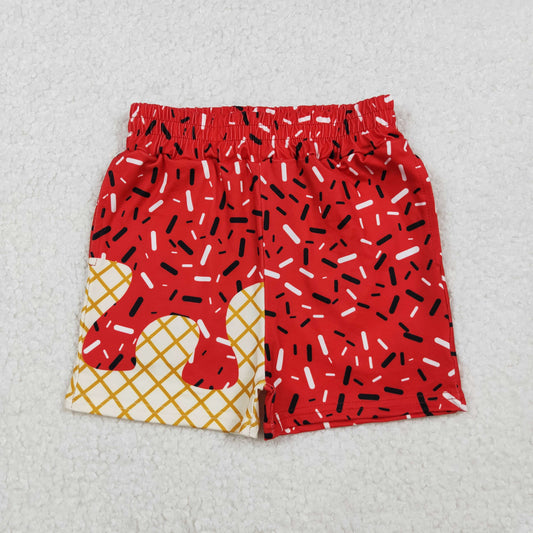 Baby Boys Girls Drips Team Red Shorts Bottom RTS