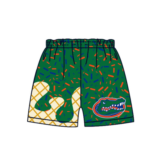 Baby Boy Green Team Sports Shorts ( Moq 5 )