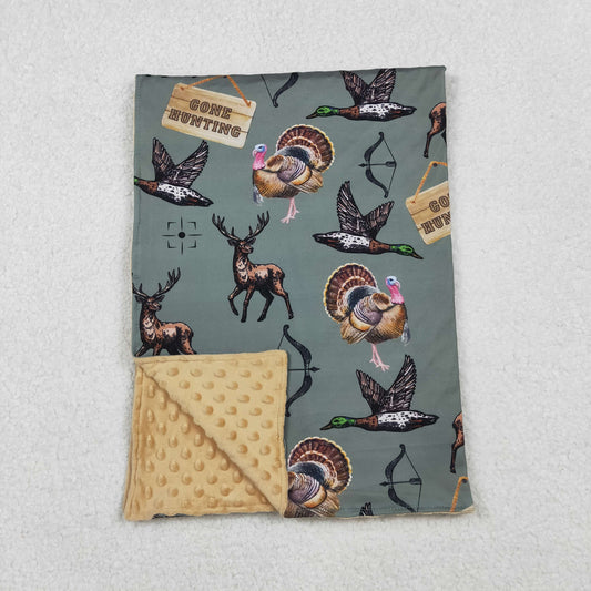 Baby Kids Boys Hunting Deer Ducks Blanket RTS