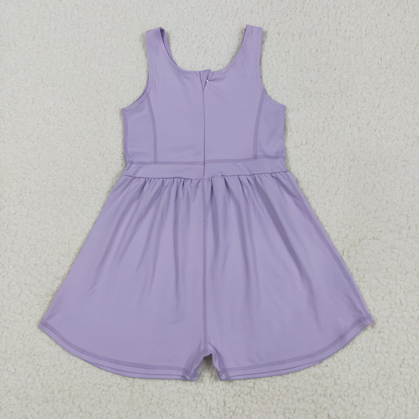 Baby Girl Sleeveless Purple Yoga Active Jumpsuit RTS