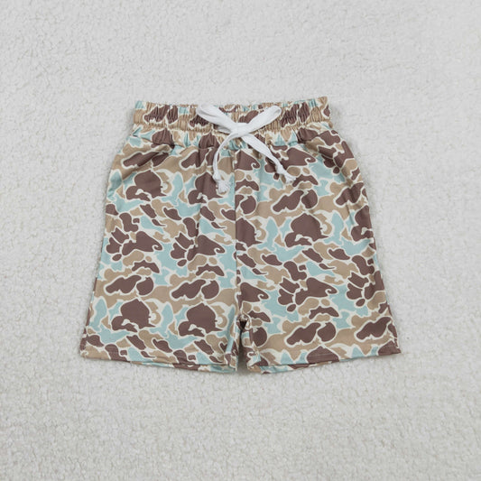 Baby Boys Kids Green Camo Southern Shorts Bottom RTS