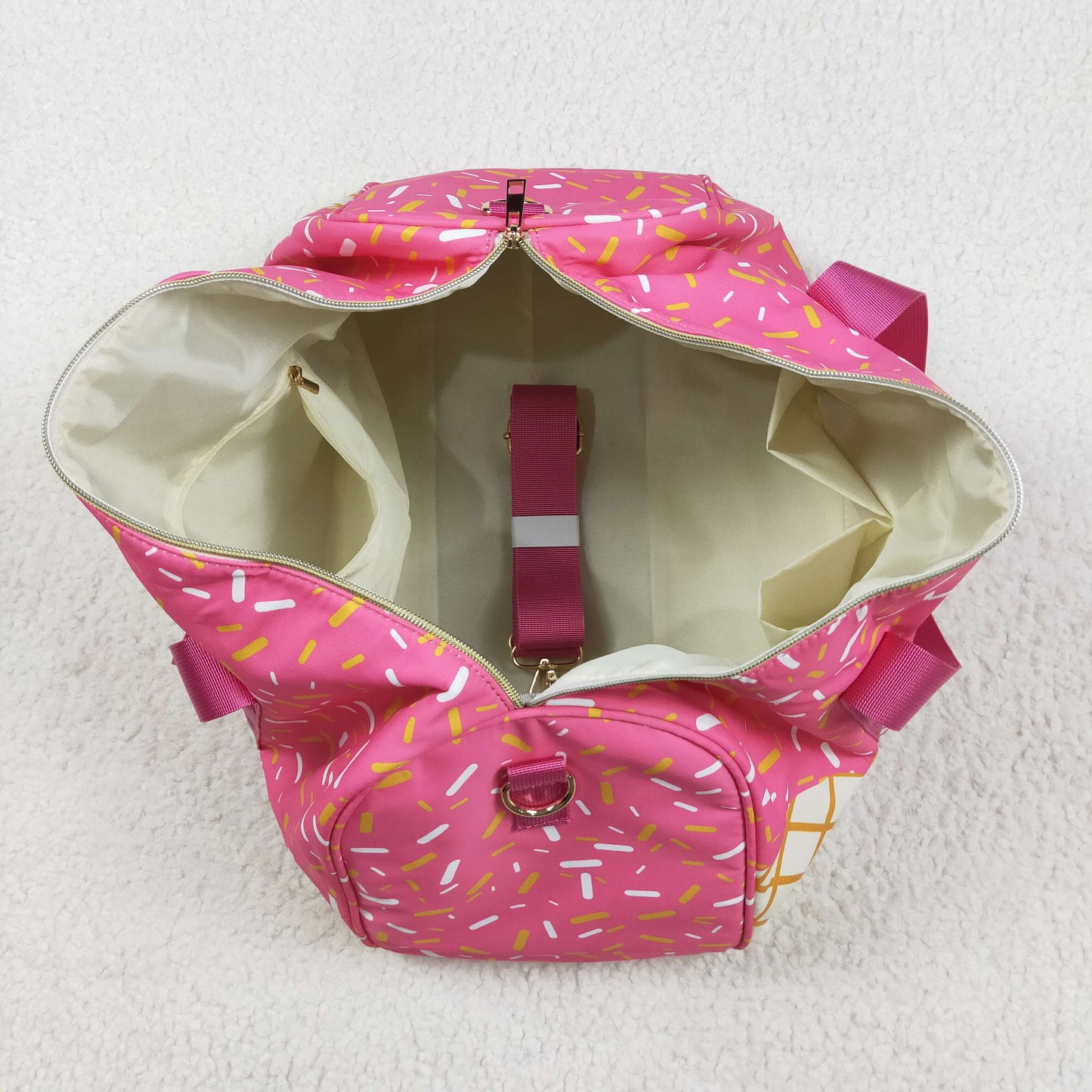 Kids Toddler Adult Pink Teams Duffle Gym Backpack Lunch Bag Sibling Bags