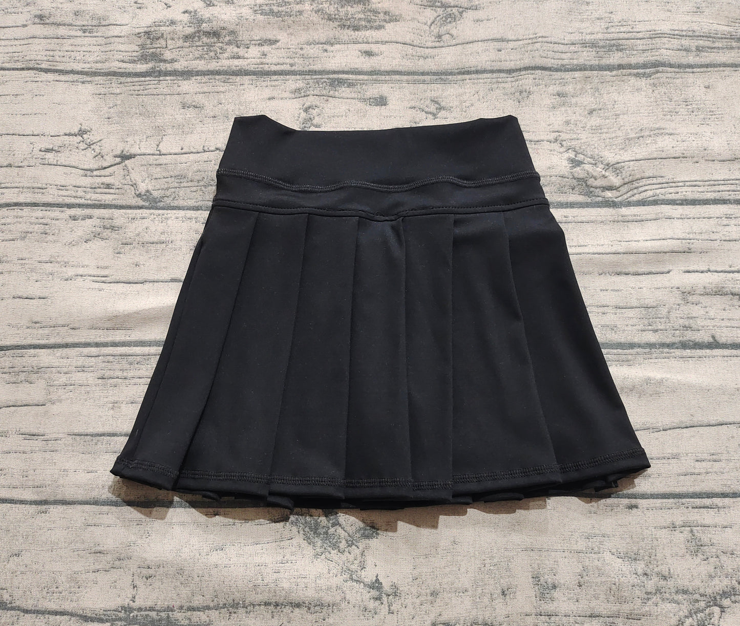 Baby Girl Toddler Black Yoga Active Shorts Skirt Skorts Bottoms RTS