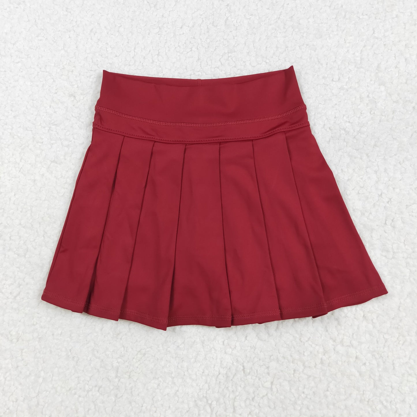 Baby Girl Dark Red Yoga Active Shorts Skirts Skort Summer Bottom RTS