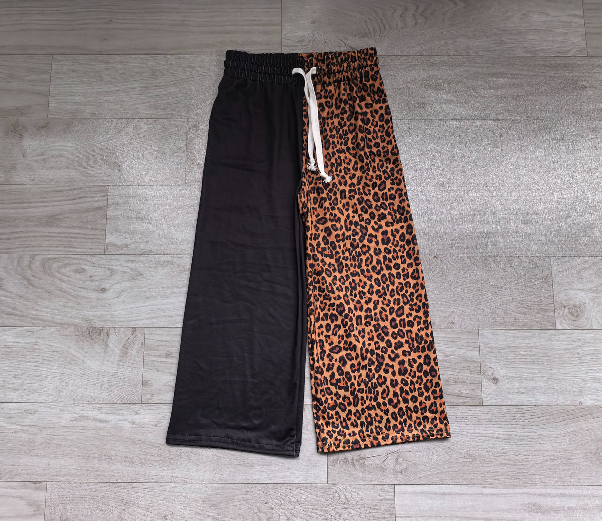 ( No moq ) Baby Girls Kids Leopard Pants Bottoms Clothes