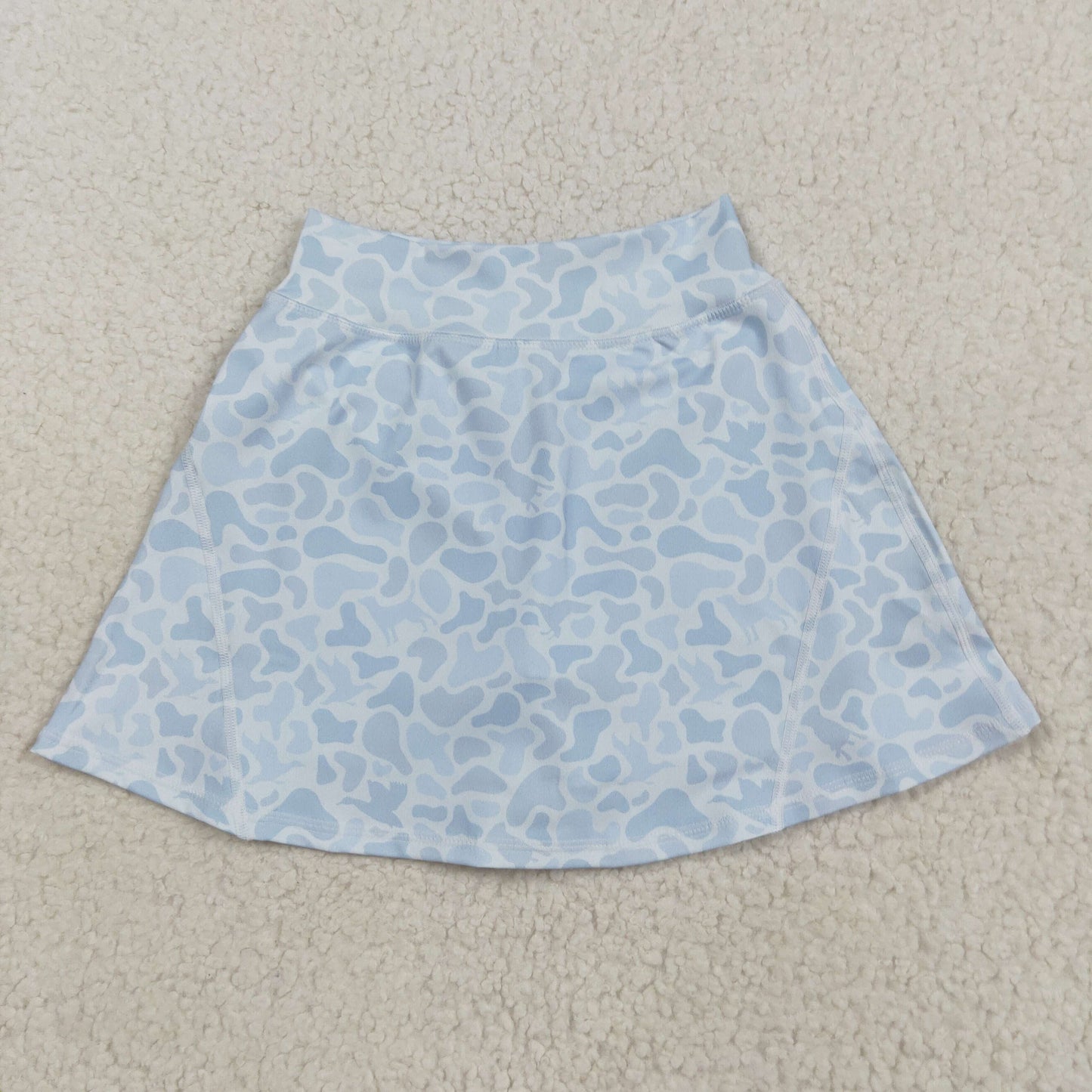 Baby Girl Light Grey Camo Skorts Summer Yoga Acitve Bottom RTS