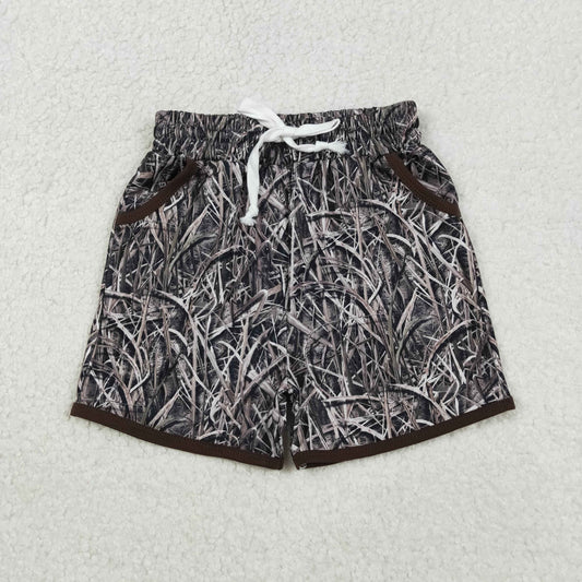 Boys Kids Leaves Pockets Shorts Summer Bottom RTS