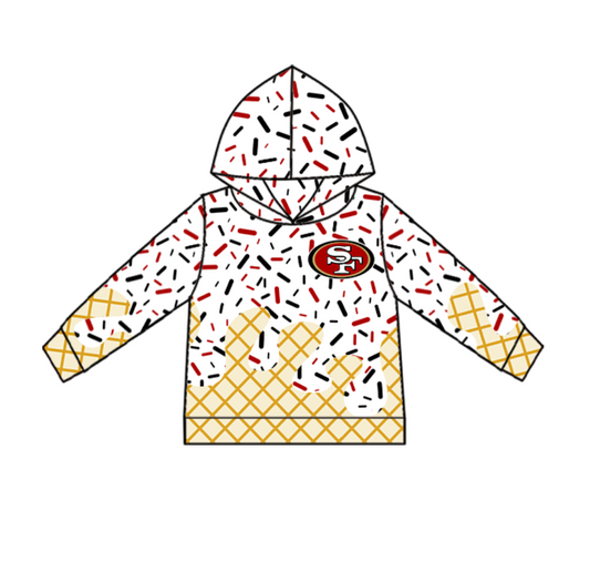 Baby Kids Toddler Kids Toddler SF Team Hoodie Pullover Shirt ( Moq 5 )